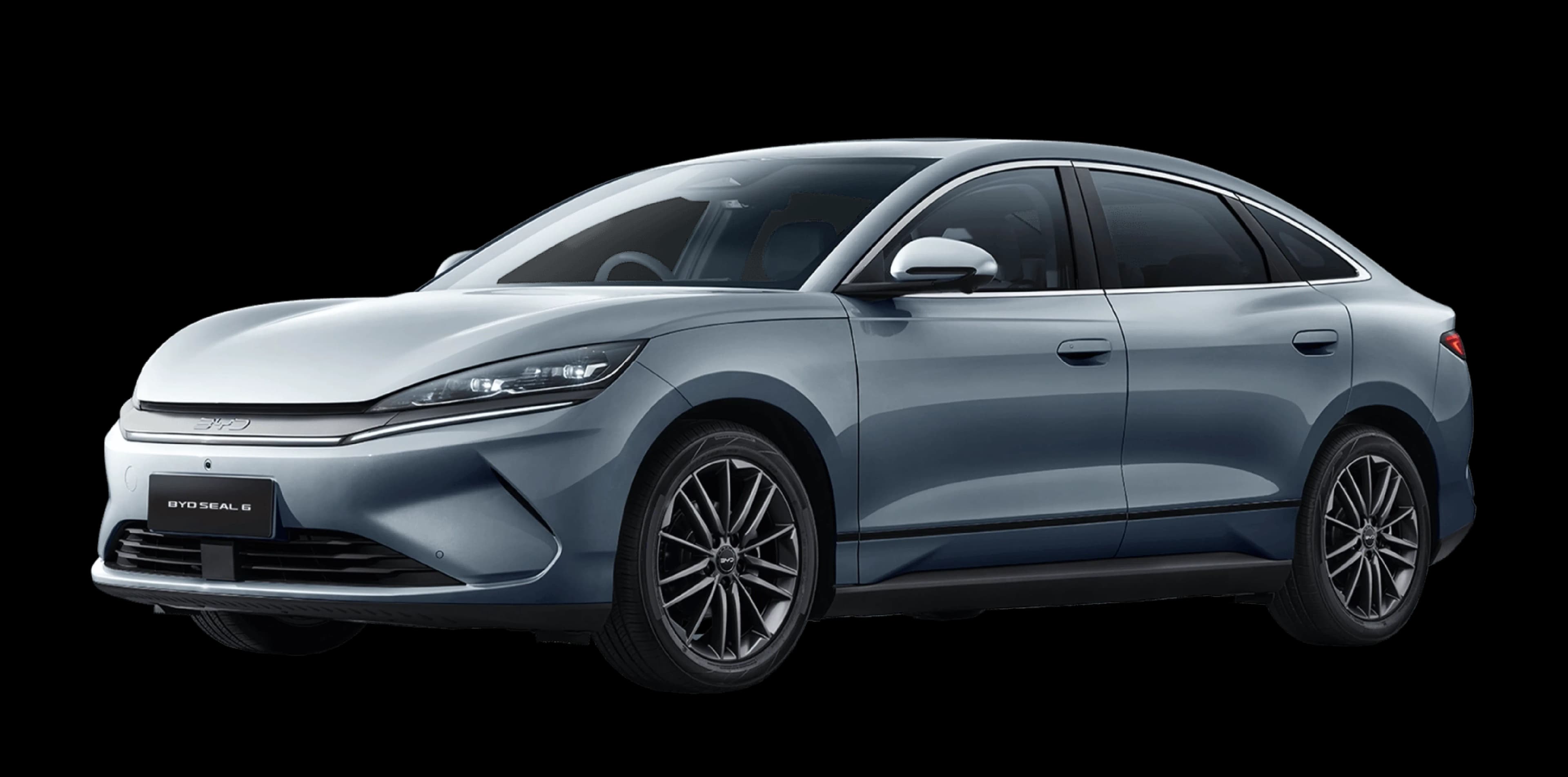 BYD Seal 6 สีดำ Quantum Black รุ่น Premium มุมหน้าเฉียง
