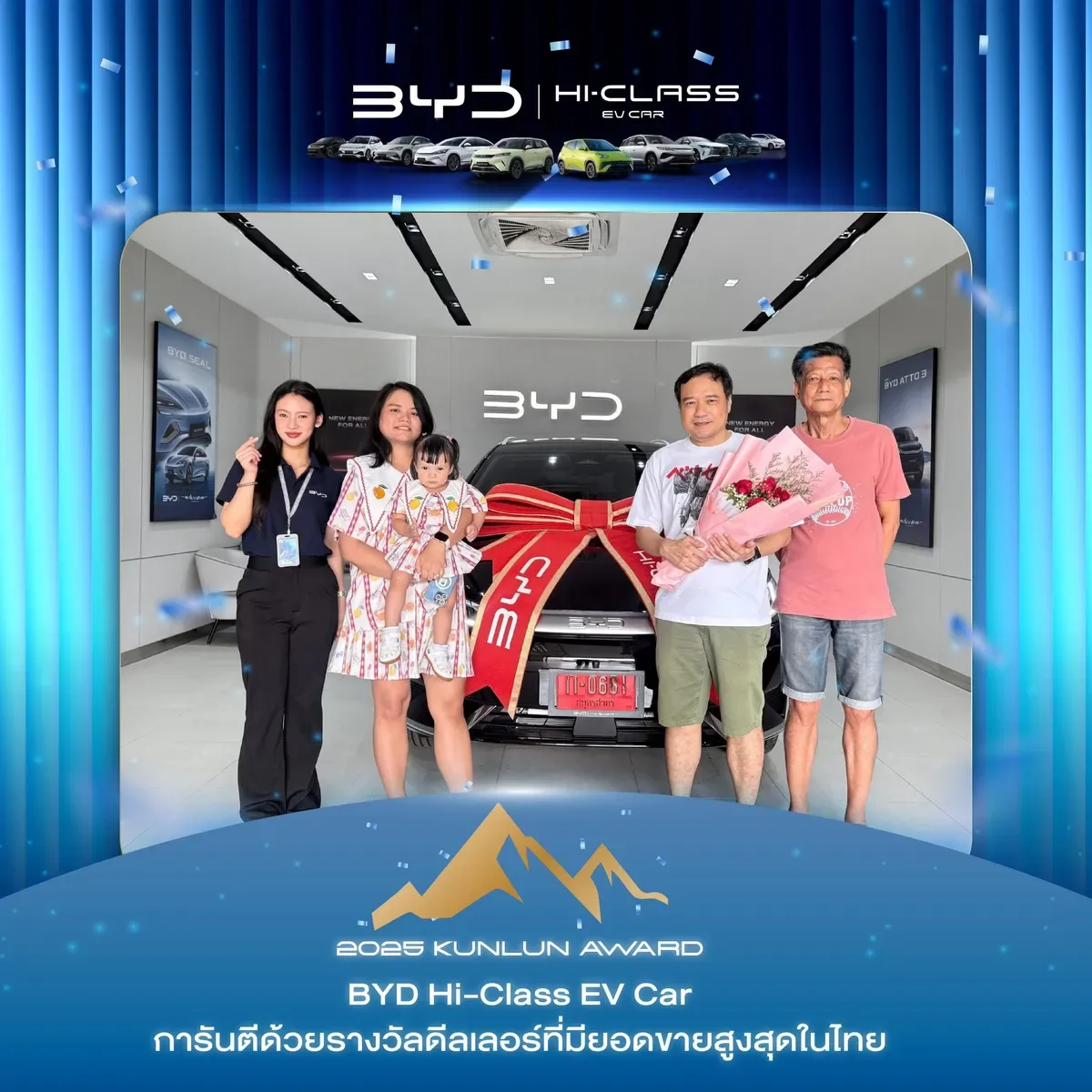 ลูกค้ารับมอบรถ BYD ที่โชว์รูม BYD Hi-Class EV Car (ภาพที่ 27)